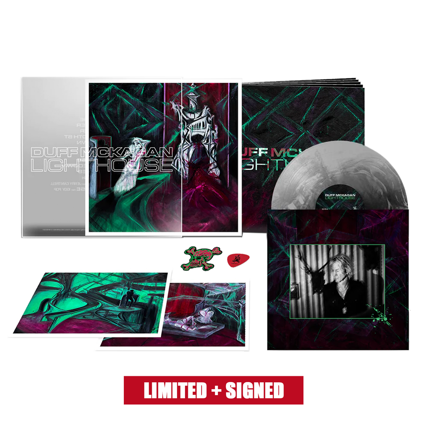 LIGHTHOUSE (DELUXE BLACK/SILVER MARBLE LP) SIGNED STORE EXCLUSIVE