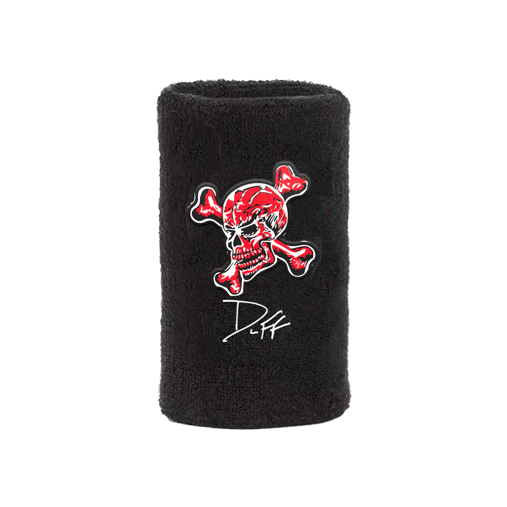 RED SKULL LONG WRISTBAND - 2025 VERSION/6"