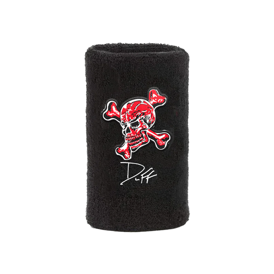 RED SKULL LONG WRISTBAND - 2025 VERSION/6"